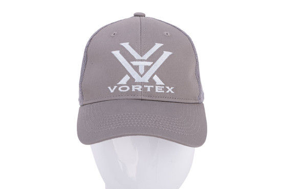 Vortex Optics Logo Cap in Stone has a Vortex logo embroidered on the front.